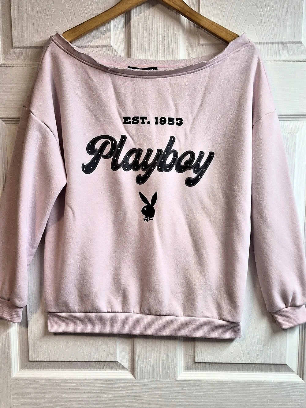 Playboy sweatshirt Graphic in Pink Size Small